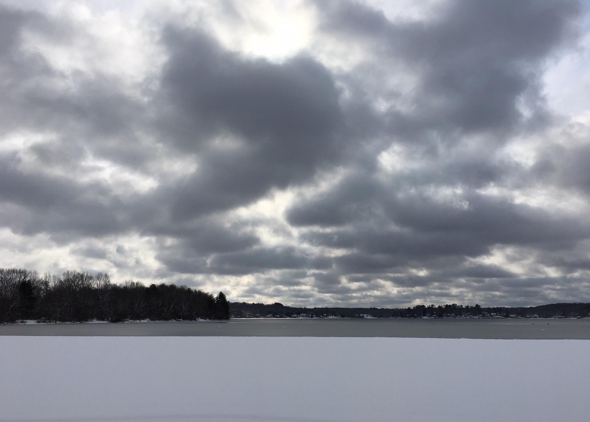 Bantam Lake and the Point Folly Campground (left) at White Memorial