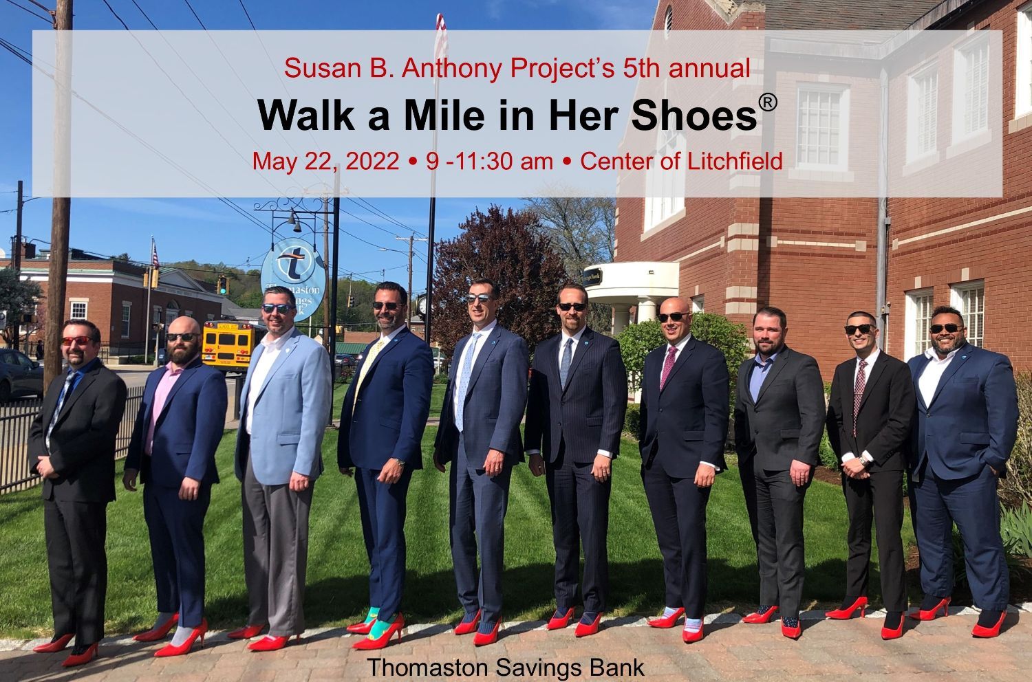 Walk a Mile in Her Shoes, Litchfield, CT May 22,2022