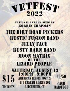 Vetfest 2022, music, Litchfield CT