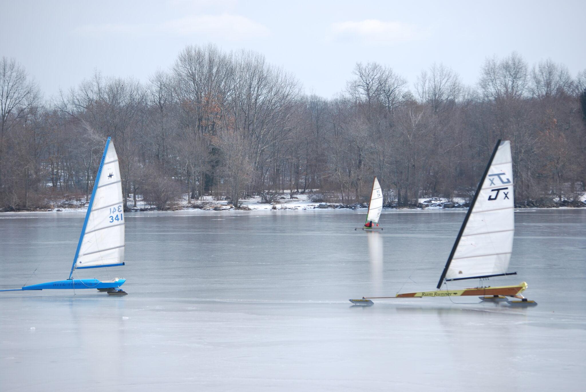 Will the Ice Yachts Fly Across Bantam Lake This Winter?