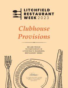 Litchfield Restaurant Week, Clubhouse Provisions