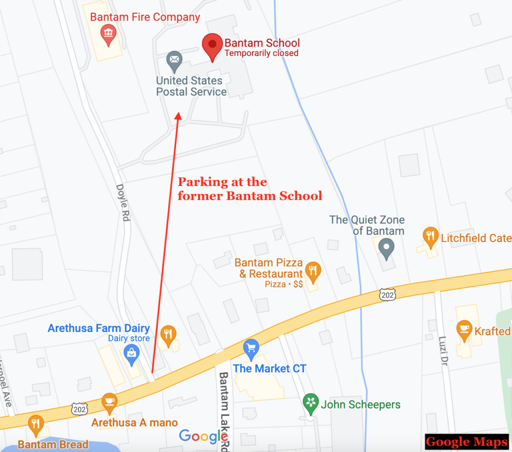 Bantam CT parking map