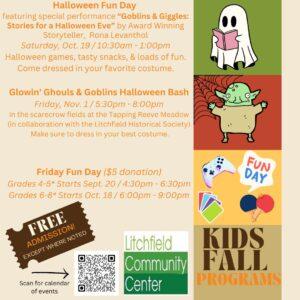 Halloween events in Litchfield CT