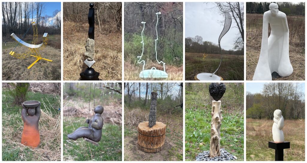 Montfort sculpture exhibition Lourdes of Litchfield
